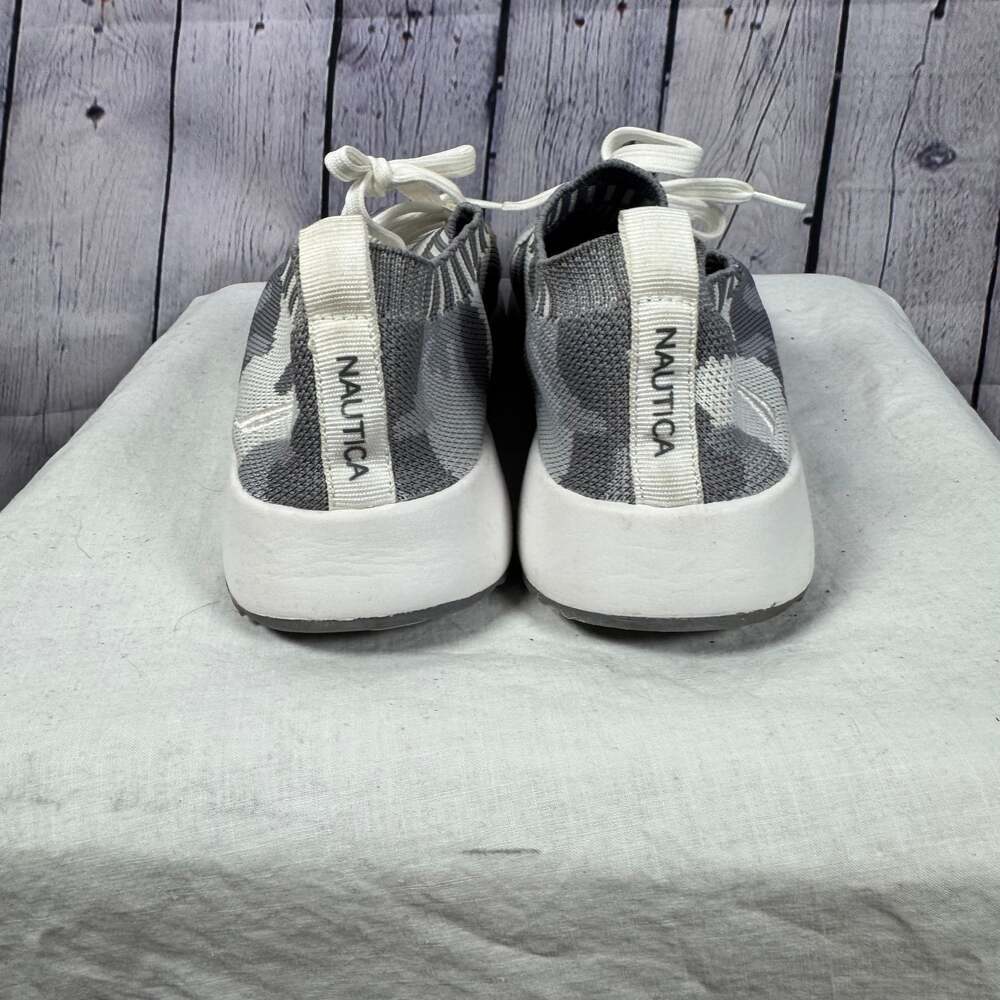 Nautica Zyla Camo Knit Slip-On Lace-Up Athletic Shoes - Picture 3 of 5